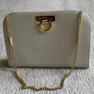 Salvatore Ferragamo Gancini Chain Lady Diana Bag
